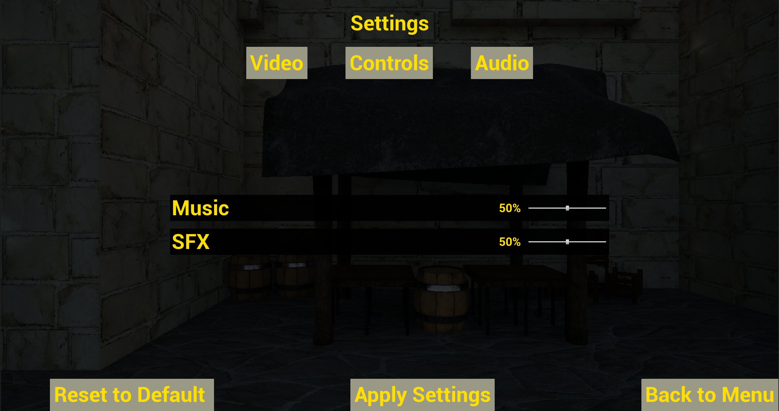 Audio Settings Version 1